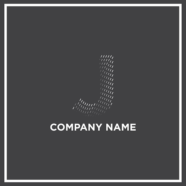 Вектор Логотип буквы j для дизайна логотипа вашего бизнеса