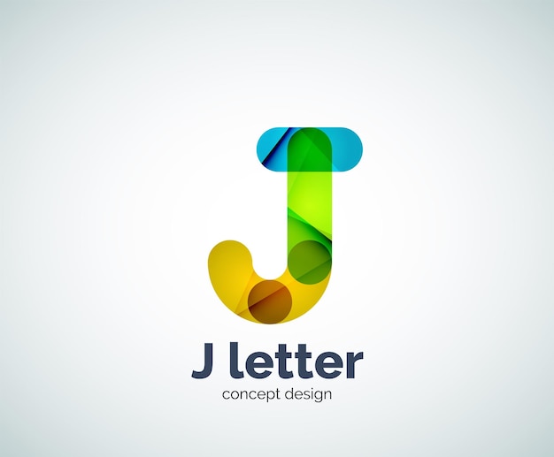 Vector letter j logo