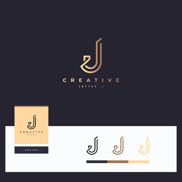 Letter J-logotype