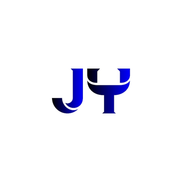 Vector letter jy logo icon