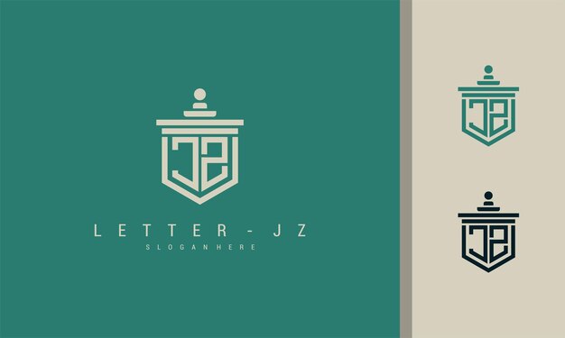 Lettera jz logo icona modello di progettazione vettore premium vettore premium vettore premium vettore premium