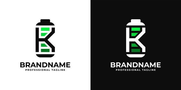 Letter K Battery Logo Suitable for any business related to Battery with K initial