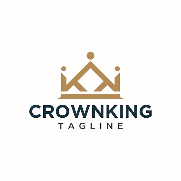 Letter K crown logo