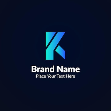 Premium Vector | Letter k gradient logo icon design template