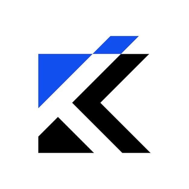 Letter k and i logo design