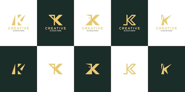 Letter k logo creative for company