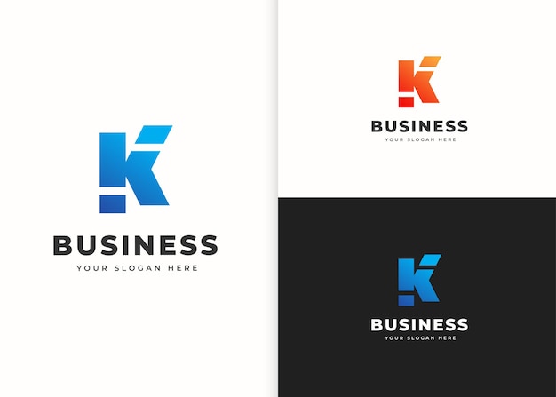 Premium Vector | Letter k logo design template. vector illustrations