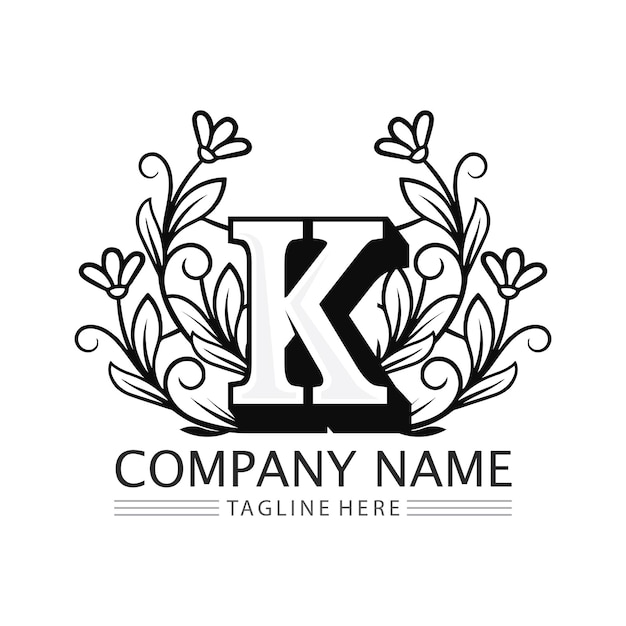 K の文字ロゴ アイコン イラスト デザイン templateGraphic Alphabet Symbol for Business Finance logotype Graphic Alphabet Symbol for Corporate Business Identity