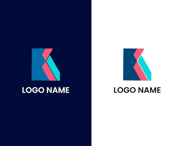 Letter K-logo ontwerpsjabloon