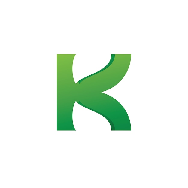 Elementi del modello del logo della lettera k