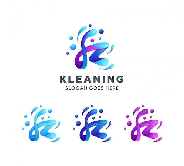 Letter k logo template