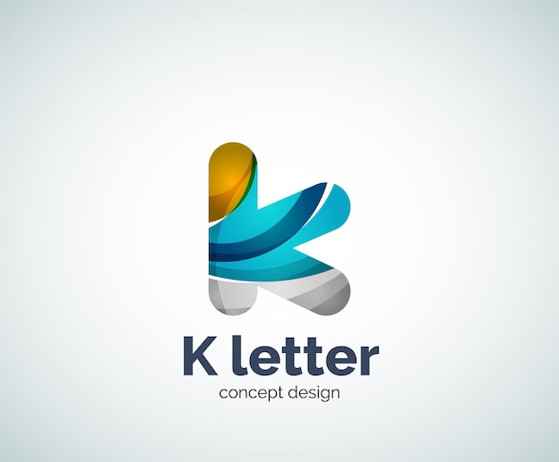 Vector letter k logo