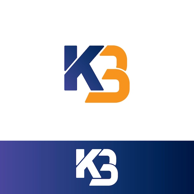 Letter K &amp; Number 3 logo