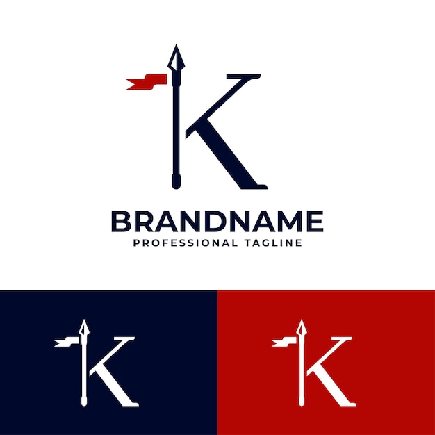 Логотип копья буквы K