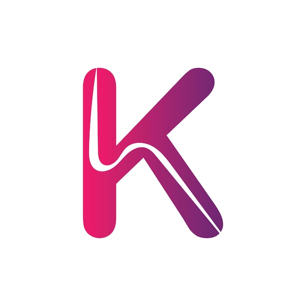 Vector letter k