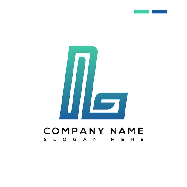 Vector letter l creative logo design symbol.