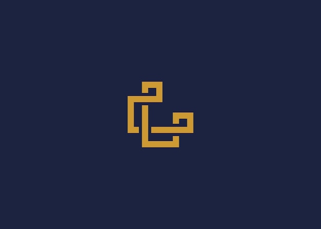 l дизайн значка логотипа векторный дизайн шаблон письма вдохновение