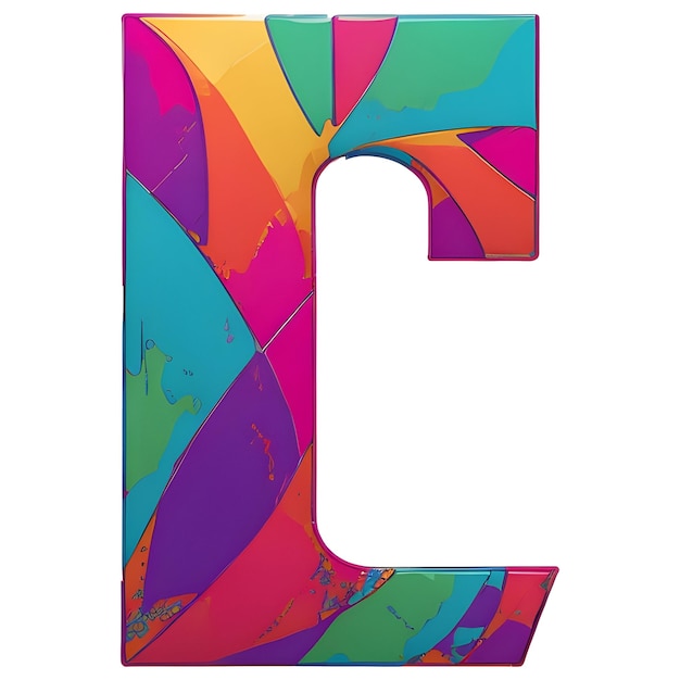 Letter L-logo ingesteld