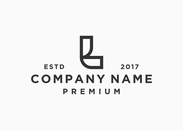 letter l logo vector illustratie ontwerpsjabloon