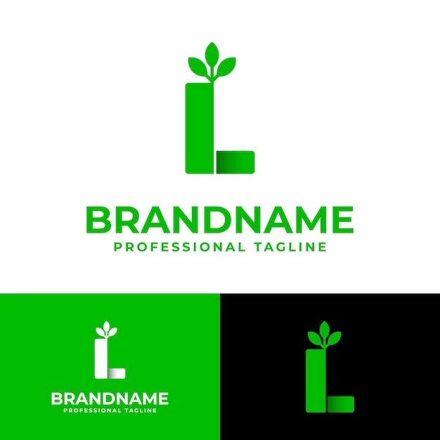 Letter L Nature Logo suitable for any business related to Nature with L initial