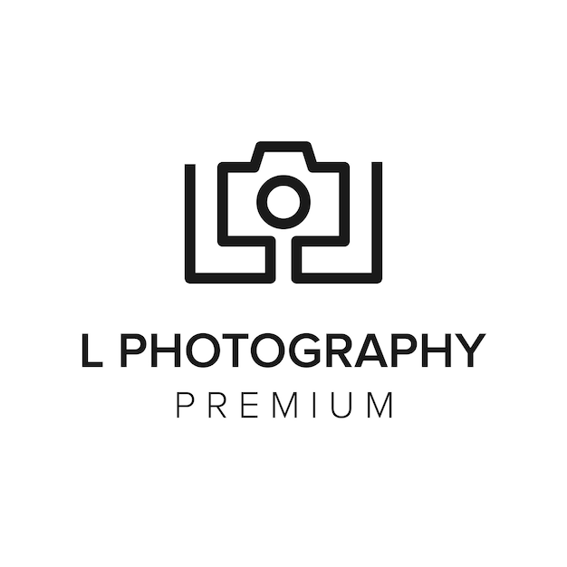 letter L Photography Logo icon vector template