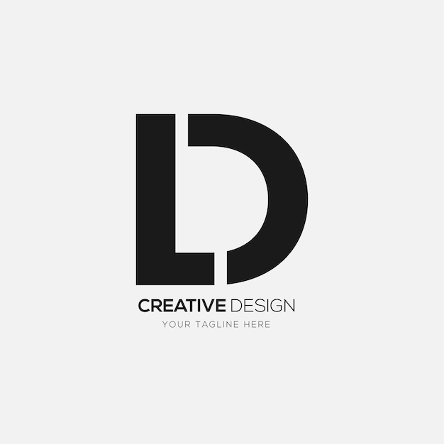 Letter Ld of Dl creatief logo