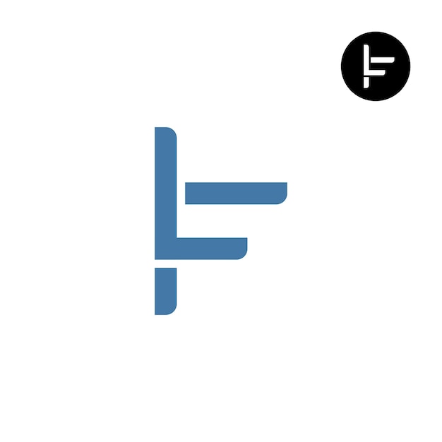 Lettera lf fl monogramma logo design unico