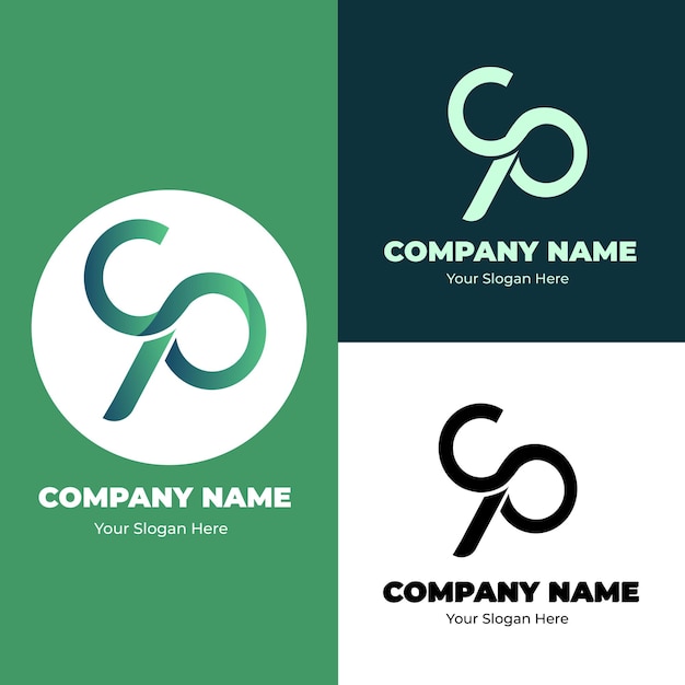 ビジネスのための文字のロゴ、ブランディングのロゴ