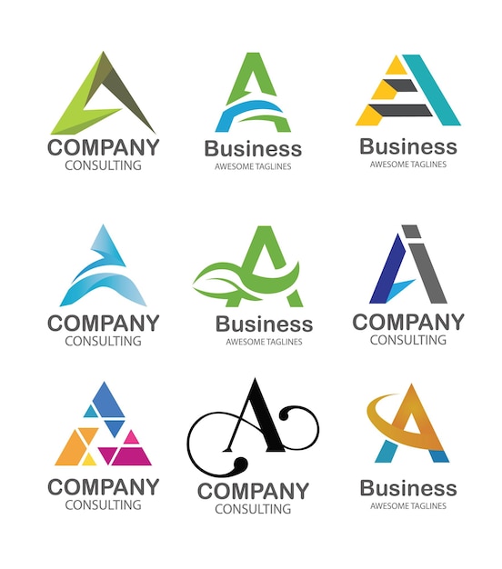 Logo amplificatore di lettere consulenza aziendale