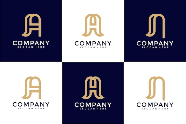 a letter logo collection monogram