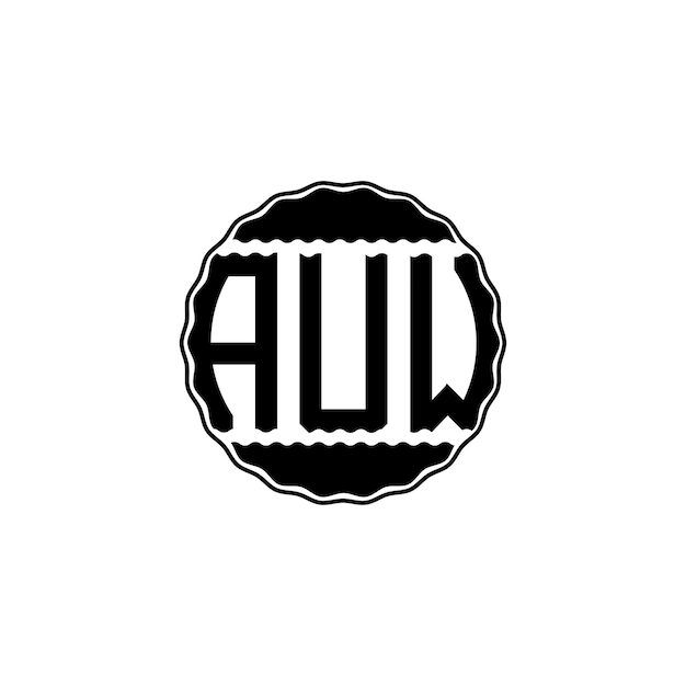 लेटर लोगो डिज़ाइन 'AUW'