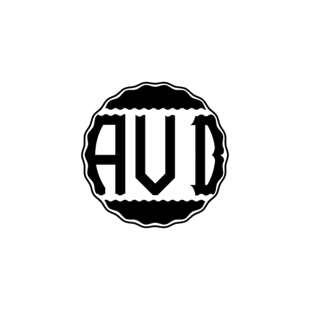 Vettore lettera logo design 'avb'