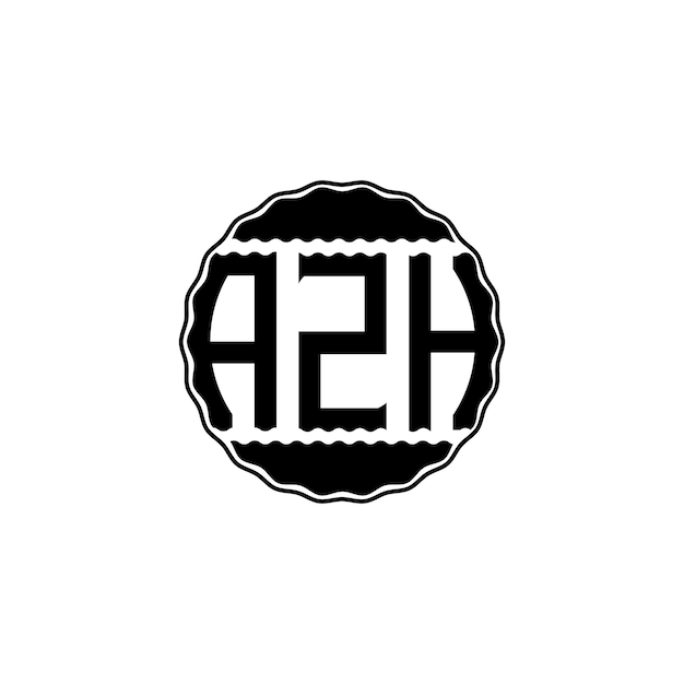 Letter Logo design 'AZH'