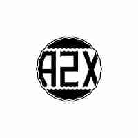 Vector letter logo design 'azx'