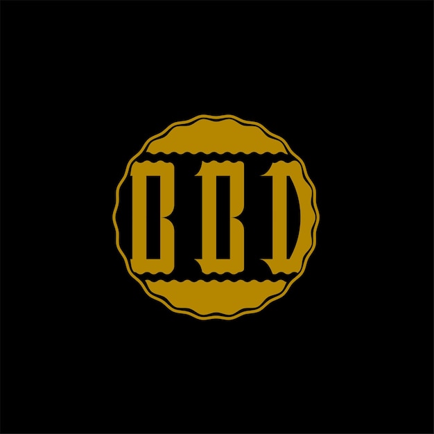 Vector letter logo design 'bbd'