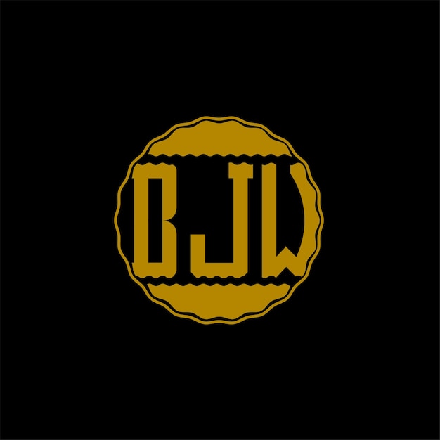 Letter Logo design 'BJW'