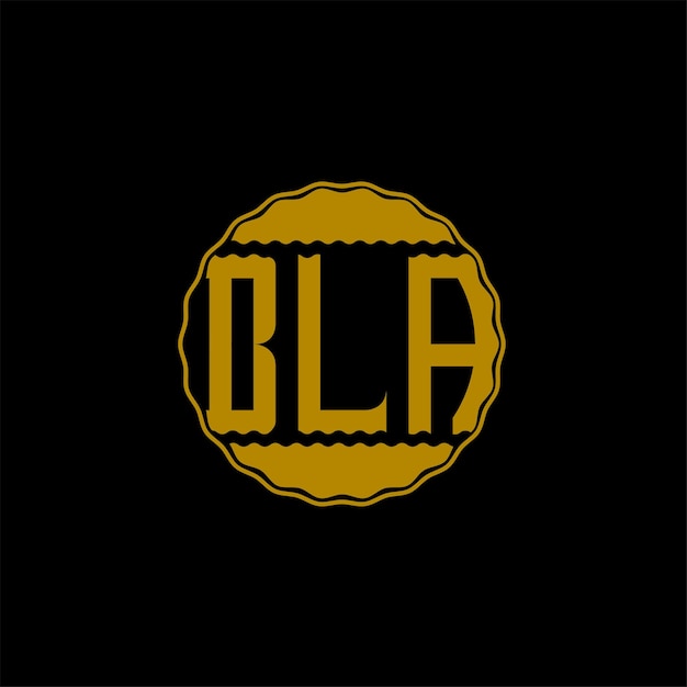 文字ロゴデザイン「BLA」