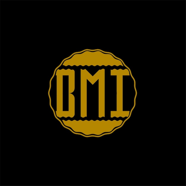 Letter Logo design 'BMI'