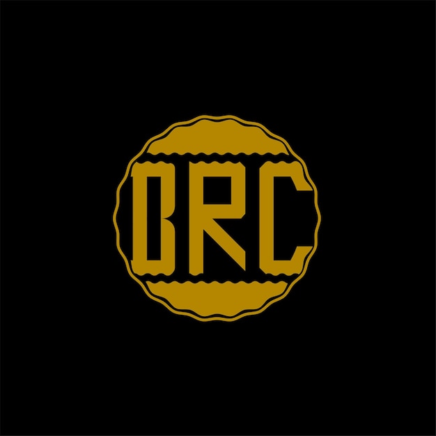 Letter Logo design 'BRC'