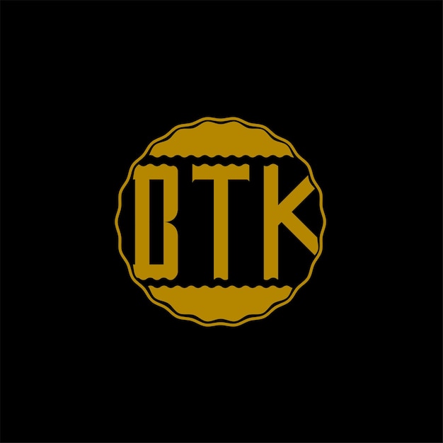 Letter Logo design BTK