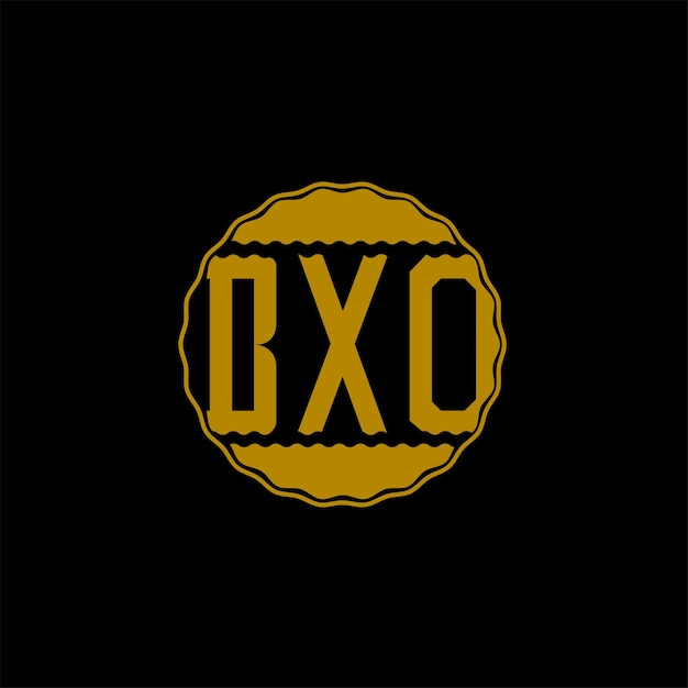 Letter Logo design 'BXO'