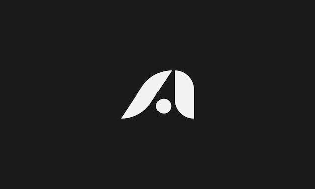 letter A logo Design or icon monochrome