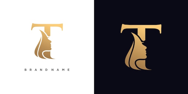 Letter logo design idea for beauty with modern style