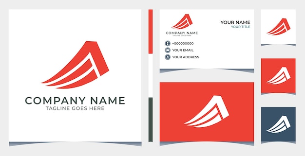 Vettore una lettera logo design logistico logo design pacchetto logo logo aziendale