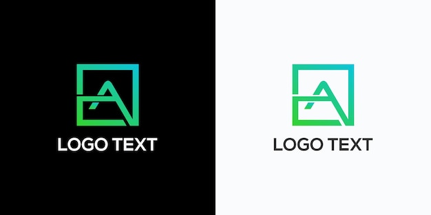 Letter a logo design Premium Vector