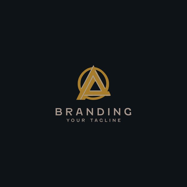 Letter A Logo Design Template