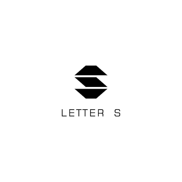 Vettore lettera logo design vettoriale