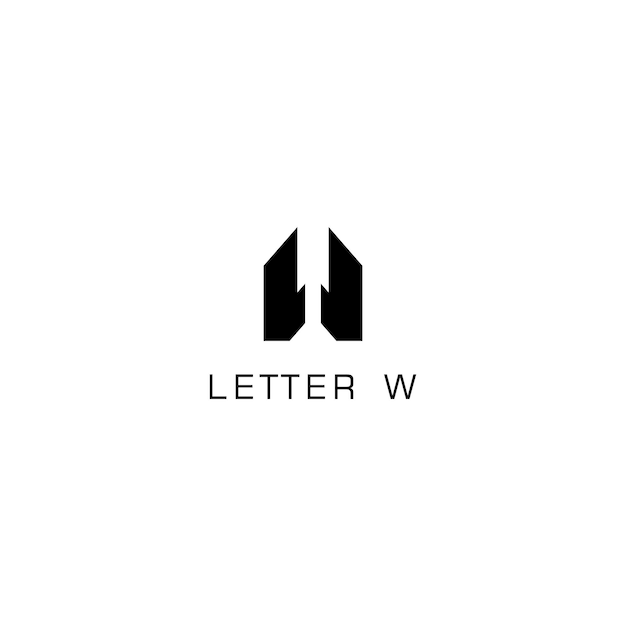 Lettera logo design vettoriale