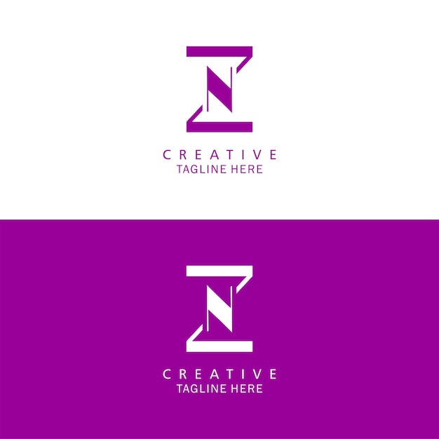 Вектор дизайна логотипа письма