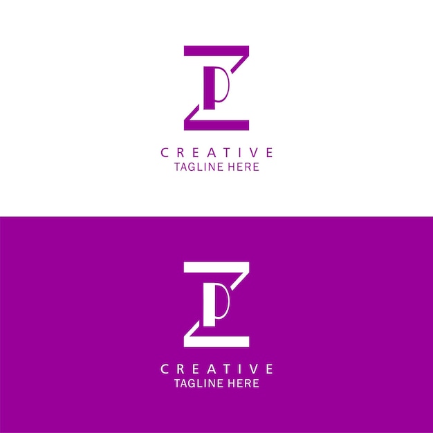 Lettera logo design vettoriale